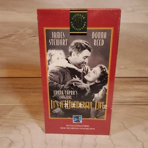 VHS Sealed Jimmy Stewart’s Its a Wonderful Life Tape NEW Christmas Classic Movie - Picture 1 of 12