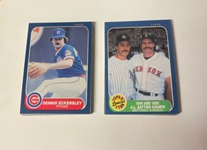 1986 Fleer Singles You Pick