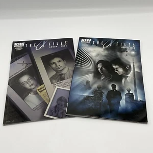 X-Files 2015 Anual y 2014 Annual Trade Paperback TPB Fox Mulder Dana Scully 1st - Imagen 1 de 13