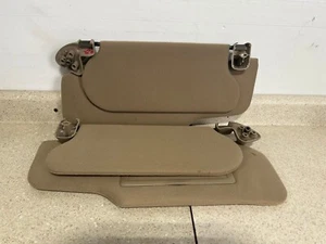 03-04 FORD Mercury Grand Marquis LEFT & RIGHT Side Sunvisors Beige NO LIGHTED - Picture 1 of 6
