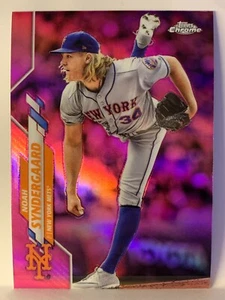 Noah Syndergaard 2020 Topps Chrome Pink Refractor Parallel #58 New York Mets - Bild 1 von 2