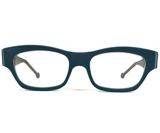 Vintage la Eyeworks Eyeglasses Frames MILES 333M Blue Rectangular 48-18-135