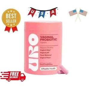 URO Vaginal Probiotics for Women pH Balance with Prebiotics & Lactobacillus - Picture 1 of 5