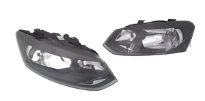 Passend für VW Polo 6R Scheinwerfer Links Rechts Set für LWR Halogen H4 - Picture 1 of 5
