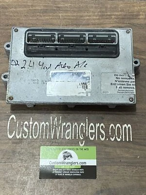 Computadora de motor Jeep Wrangler TJ 02 ECU ECM 2,5 L automática 2002 4 cilindros Foto 1 de 4