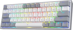 K617 Fizz 60% Wired RGB Gaming Keyboard, 61 Keys Hot-Swap Compact Mechanical Key - Picture 1 of 9