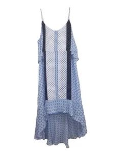 Kaari Blue Damen Kleid High Low Maxi gefüttert 100% Polyester ärmellos blau XL - Bild 1 von 9