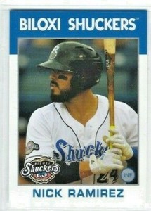 2016 Biloxi Shuckers (Double A-Milwaukee Brewers) Nick Ramirez
