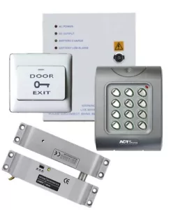 Weatherproof ACT 5 Code Access Control Kit PSU & Surface Solenoid Bolt Lock - Picture 1 of 2