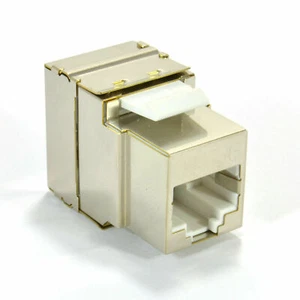 sans-Outils Cat6 Keystone RJ45 Idc Blindé pour Solide Éthernet Câbles Sur Charge - Photo 1/12