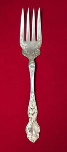 Antique Violet by Wallace Silver 8-3/8'' Cold Meat Fork, Circa 1904 - Picture 1 of 4