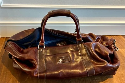 Jekyll & Hide Rollreisentasche Art Oxford Leder braun Seesack Reisetasche Golf - Bild 1 von 4