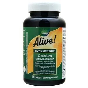 Nature's Way Alive! Calcium Max Absorption  180 tabs - Image 1 of 1