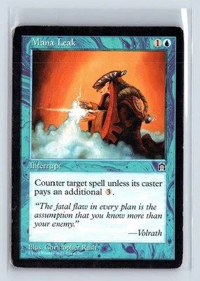 MANA LEAK – MTG Magic the Gathering Card – Stronghold – Common - Image 1 of 4