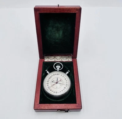 SLAVA 5498 Cronómetro Dividido Cronómetro Mecánico (ENVÍO DESDE AMÉRICA) Foto 1 de 4