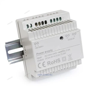 24V 3A Din Rail Power Supply For HOMSECUR WIFI 2 Core Video Doorbell Intercom - Picture 1 of 7