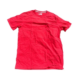 Under Armour T-Shirt Herren L rot Solid Heat Gear Loose Rundhals Pullover Logo - Bild 1 von 6