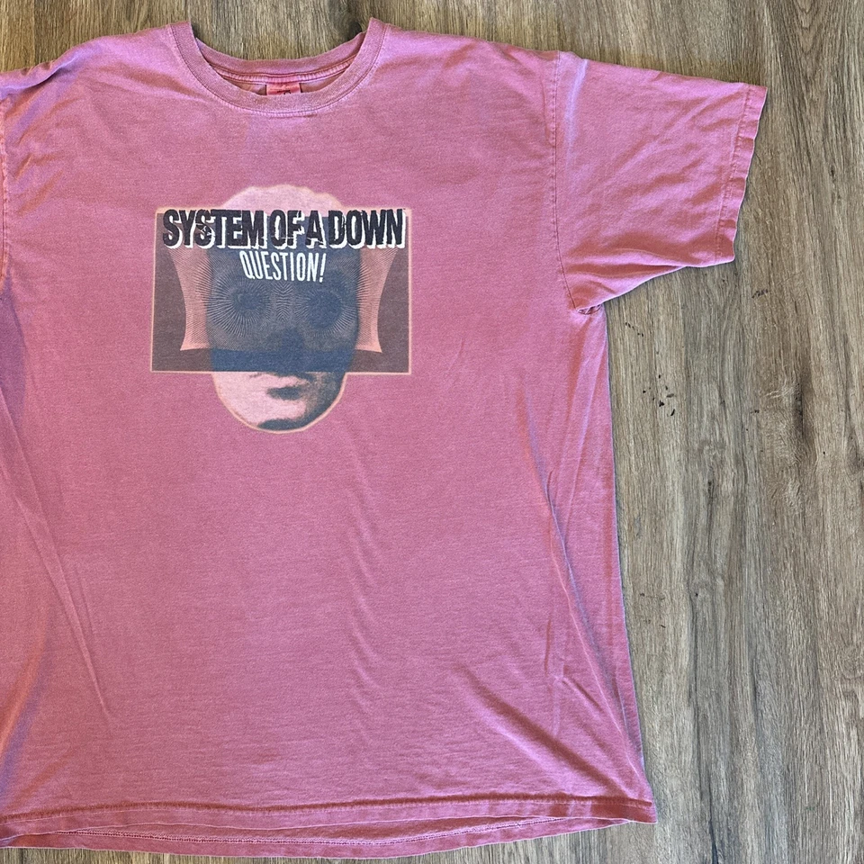 System Of A Down QUESTION!  Tour Band Shirt SOAD XL Double Sided Metal Tshirt - Image 1 of 4