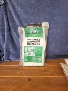 Bolsas para aspiradoras Envirocare diseñadas para adaptarse a limpiadoras compactas una bolsa abierta - Imagen 1 de 4