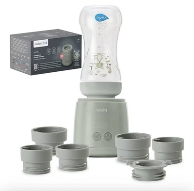 Nuvita 1164 ScaldaBiberon Portatile MIX 70 Ricaricabile  Funz. Mescolamento 70°C - Immagine 1 di 4