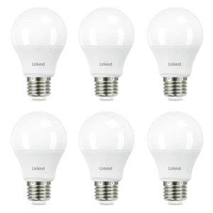 Linkind A19 LED Light Bulb, 60W Equivalent, 9W 2700K Soft White Light Bulbs, ... - Picture 1 of 9