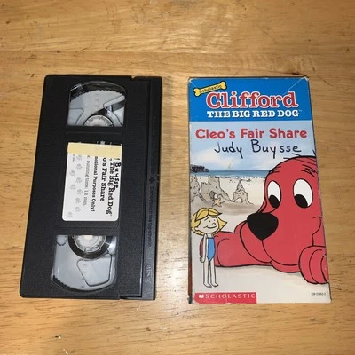 Clifford Big Red Dog VHS Scholastic-Cleo's Fair Share - Image 1 of 4