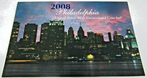 2008 Philadelphia United States Mint Uncirculated Coin Set - Picture 1 of 2