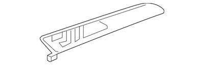 Bisel interruptor original Mercedes-Benz 166-720-03-22 Foto 1 de 3