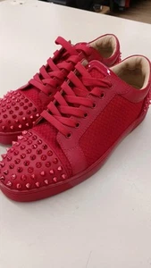 CHRISTIAN LOUBOUTIN Studded sneakers Size: 9 [Rank B] VG cond limited From JAPAN - Picture 1 of 12