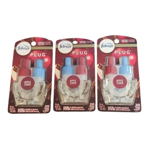 3 Febreze Limited Edition APPLE CIDER  Scented Oil Plug In Refills NEW - Picture 1 of 1