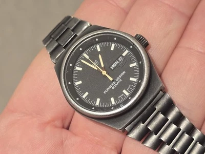 IWC Porsche Design PVD Lady Quartz Full Working 1980 Day Date - Image 1 of 4