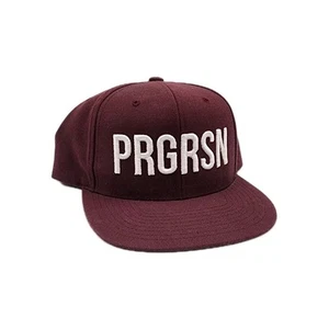 "PRGRSN" Progression Motivational Classics Snapback Hat Yupoong Baseball Cap - Picture 1 of 4