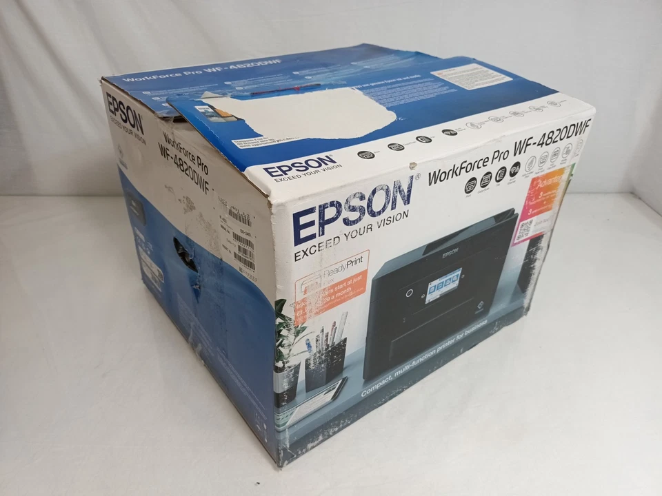 Epson WF-4820DWF WorkForce Pro A4 Colour Multifunction Inkjet Wireless Printer - Image 1 of 3