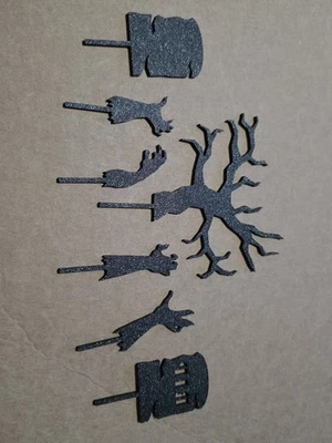 Halloween Cupcake Toppers, Set Of 7 - Image 1 of 2