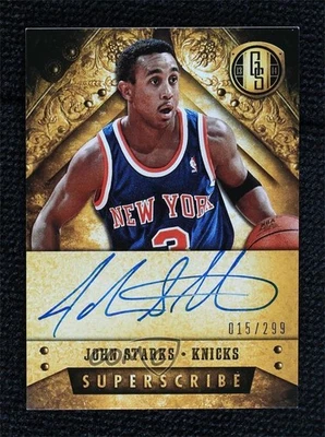 Panini Gold Standard Superscribe 2013-14/299 John Starks #6 automático Foto 1 de 2
