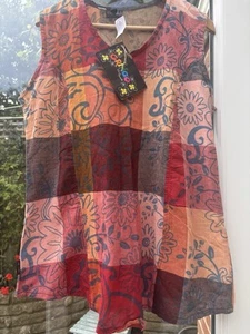 Gringo Fair Trade Top Small / Medium 100% Baumwolle Nepal - Bild 1 von 5