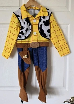 Walt Disney World /Disneyland Resort 2 Pc Toy Story Woody Halloween Costume Sz 6 - Image 1 of 4