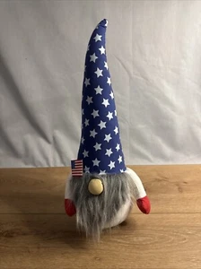 SUMMER GNOMES-Huntington Home-Large-20in-USA -Red White Blue - Picture 1 of 3