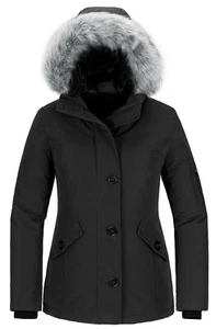 Wantdo Damen Winter Daunenmantel verdickte Steppjacke Fellmantel Kapuze wasserdicht - Bild 1 von 28