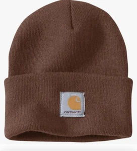 Carhartt Men's Knit Cuffed Beanie. Color Mocha - Picture 1 of 1