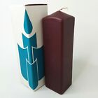 Partylite Raspberry Mulberry Scented Square 3" x 10" Pillar Candle K1028 NIB