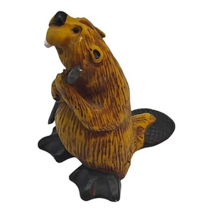 Bearfoots Sassy the Beaver with Stick Jeff Fleming Big Sky Carver Figurine READ! - Picture 1 of 10