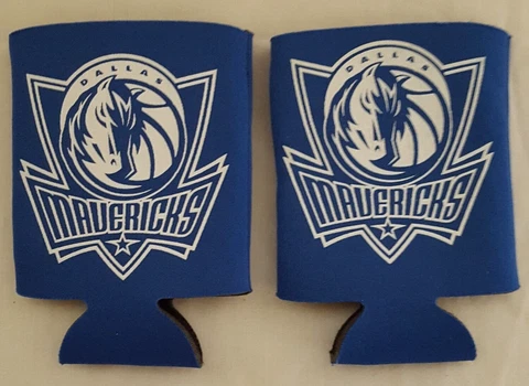 🔥LOT OF 2🔥 New Dallas Mavericks Can Cooler koozies Cover