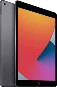 Apple iPad 8th Gen MYLD22LL 128GB Space Grey - Picture 1 of 3