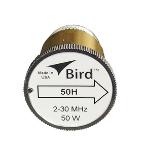 New Bird 50H Plug-in Element 0 to 50 watts for 2-30 MHz for Bird 43 Wattmeters - Picture 1 of 3