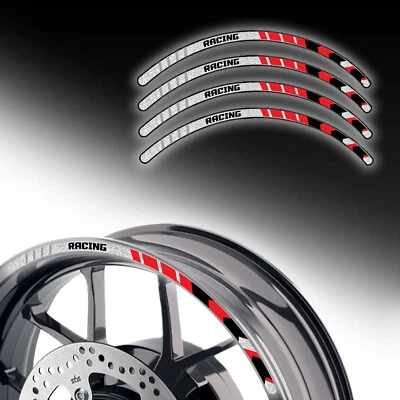 ADESIVO ARO REFLEXIVO SH30 vermelho 17 polegadas para Honda CB1100 EX 15 16 17 18 19 20 - Imagem 1 de 4