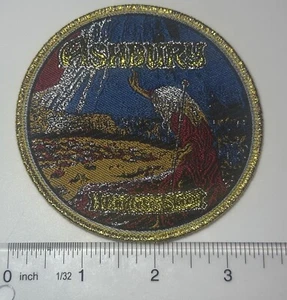 Ashbury Endless Skies Metallic Gold Border Metallic Threading Woven Patch - Picture 1 of 1