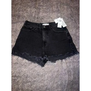 Abercrombie & Fitch The Mom Short High Rise Größe 27 Neu mit Etikett - Bild 1 von 3