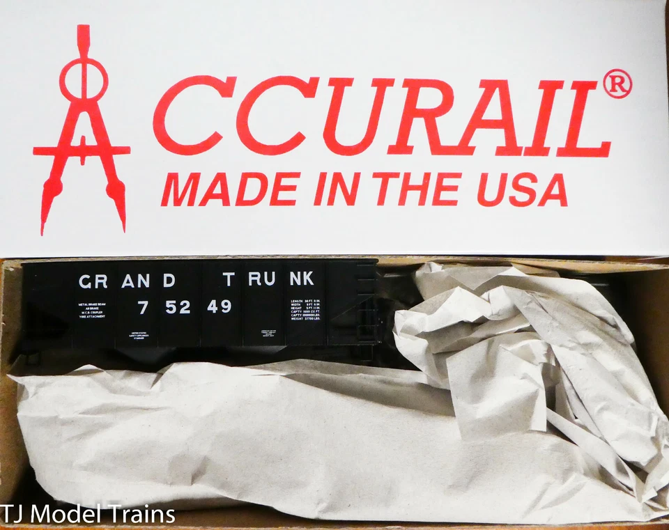Accurail 24121 HO 55-ton USRA Twin Hopper Grand Trunk