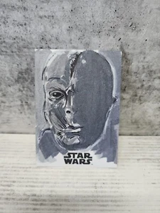Topps Star Wars Sketch Card 1/1  B.Scotchmer 2017 - Bild 1 von 2